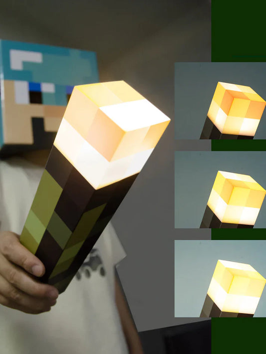 Blockcraft LED Torch Lamp