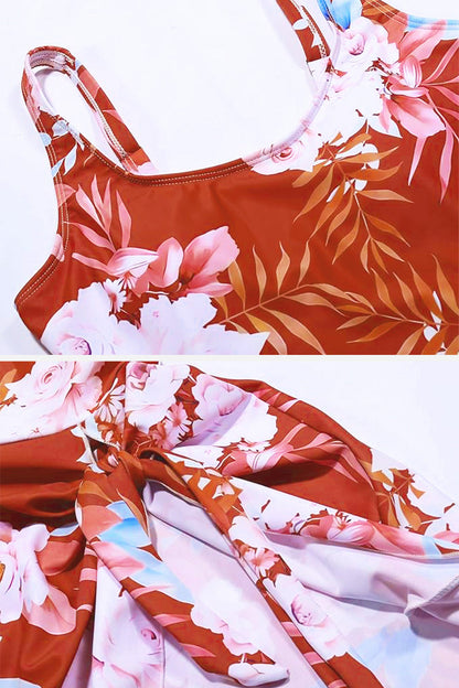FloraFlow™ - Swim Skirt Set