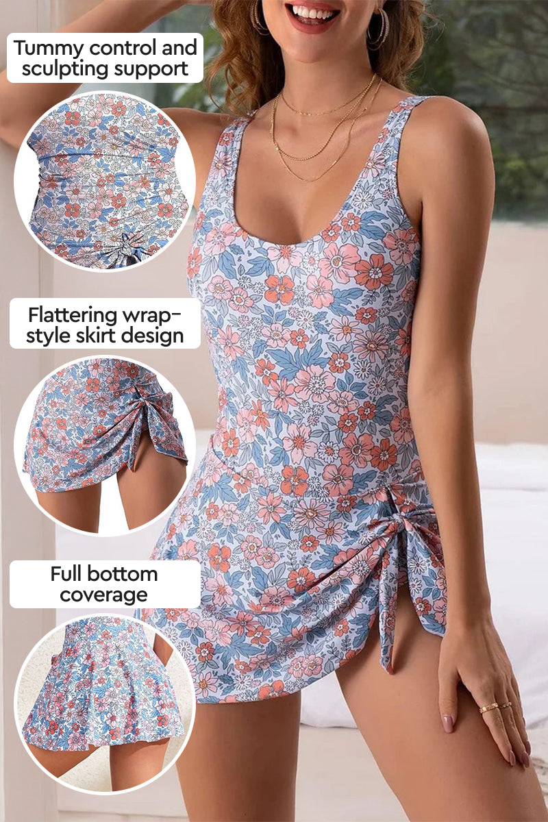 FloraFlow™ - Swim Skirt Set
