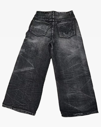 RiftForm™ - Distressed Wide Jeans