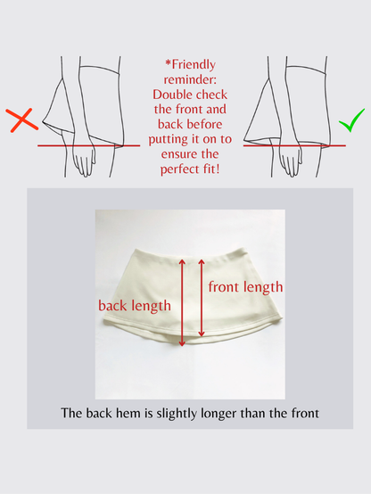 Low Rise Micro Mini Skort