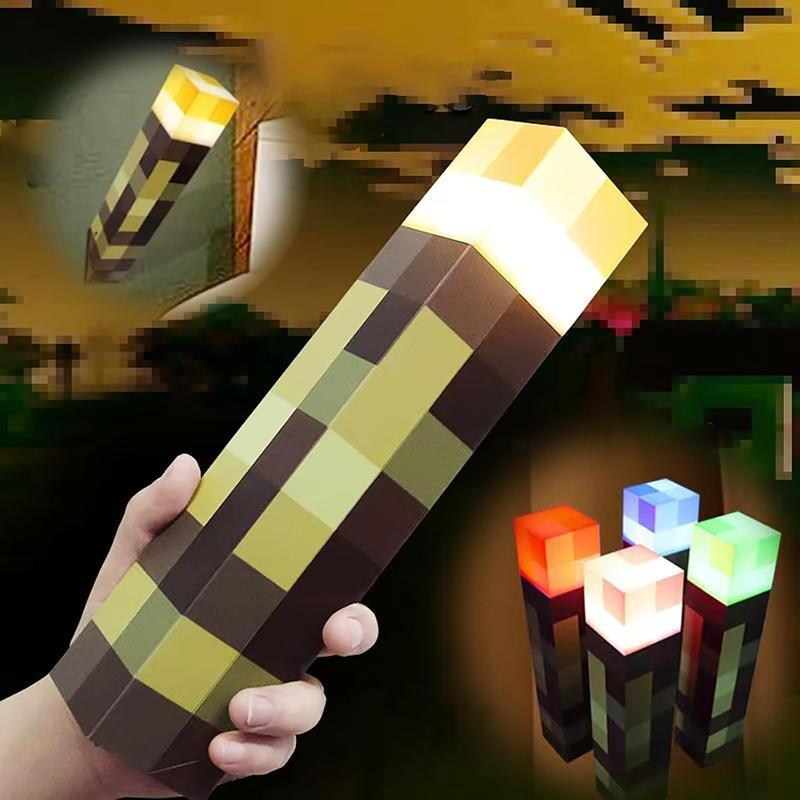Blockcraft LED Torch Lamp