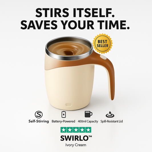 SWIRLO™ - Self-Stirring Mug (67% OFF TODAY)