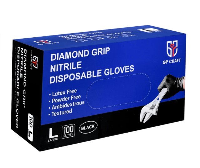 GripShield™ - Diamond Nitrile Gloves