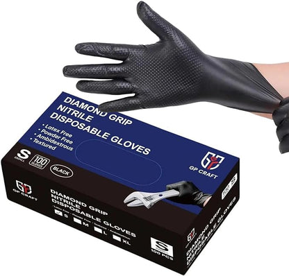 GripShield™ - Diamond Nitrile Gloves