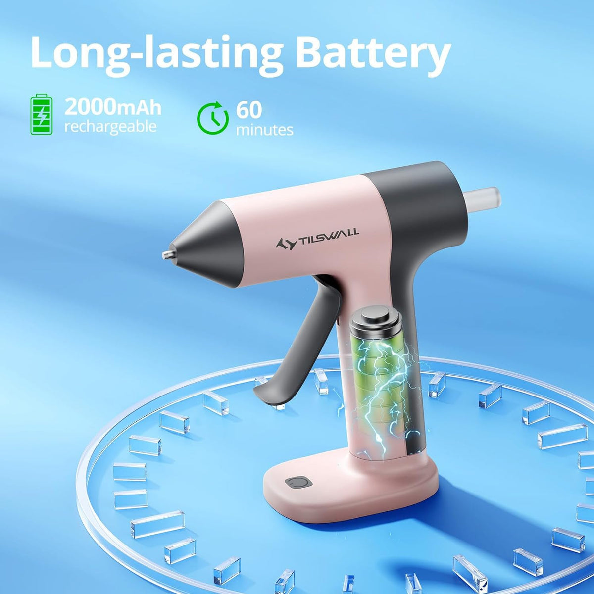 SnapGlue Cordless Hot Glue Gun