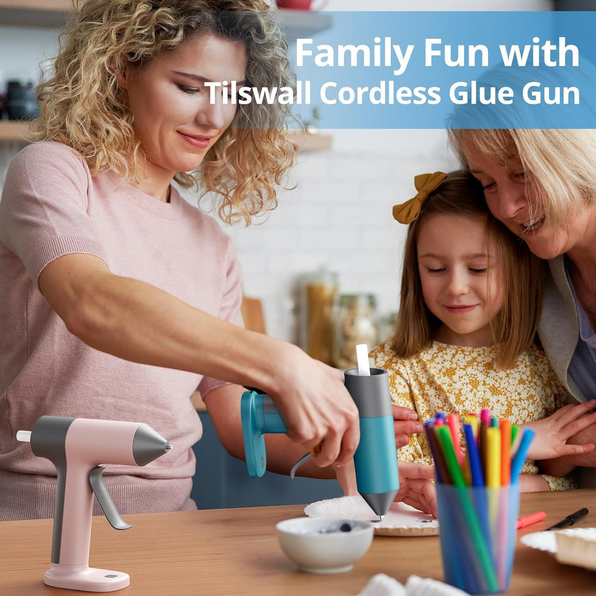 SnapGlue Cordless Hot Glue Gun