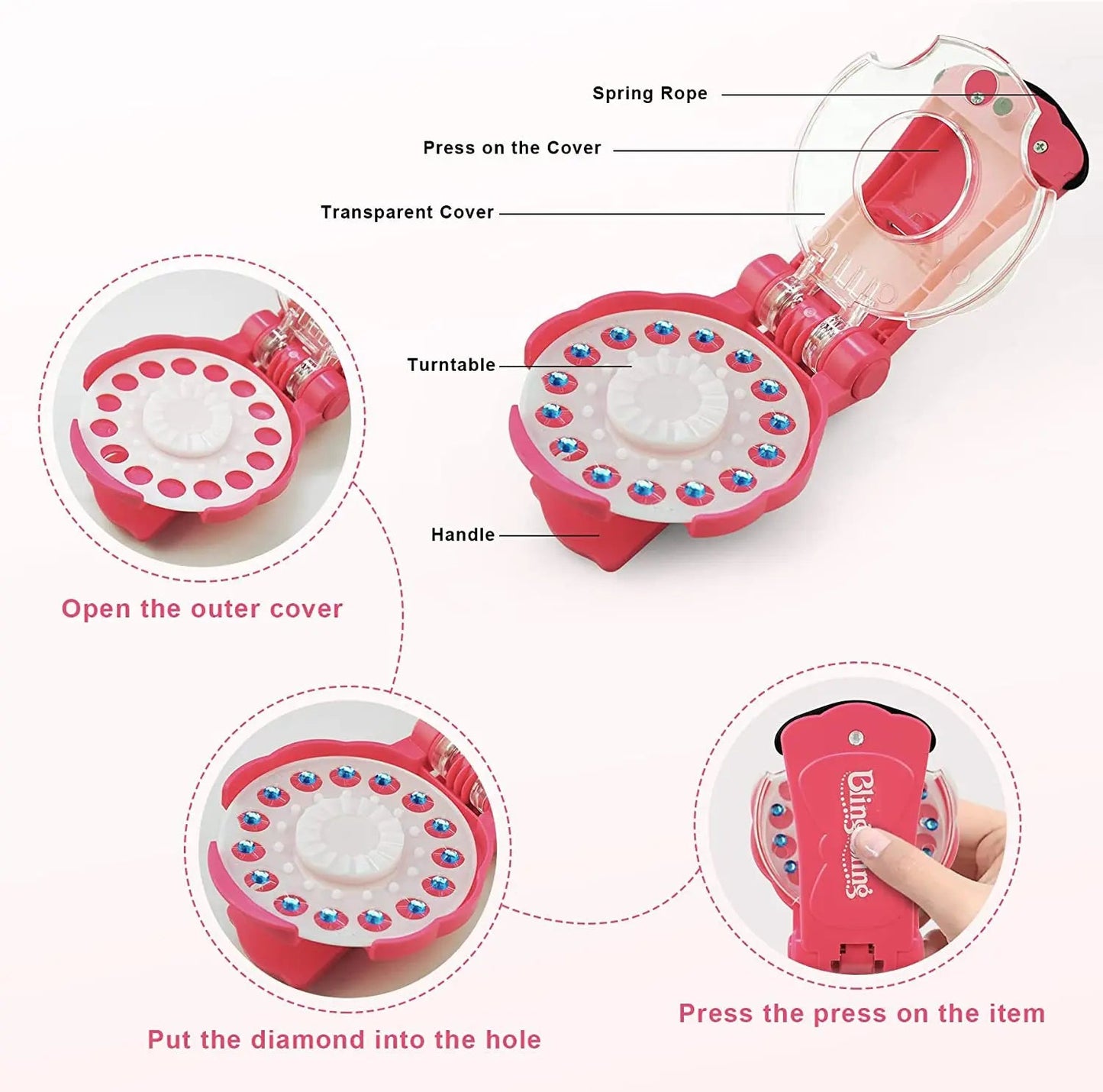 GlamGems™ - Hair Sparkle Tool