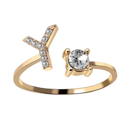Lovely Initial Ring