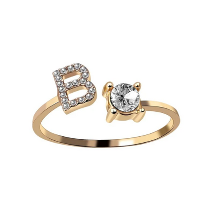 Lovely Initial Ring